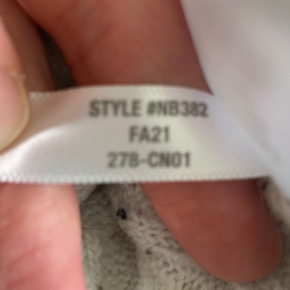 Madewell ivory speckled knit sweater with button front size XS - Picture 9 of 10